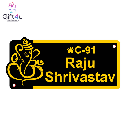 G4U NP2 GoldenEdge – Acrylic Name Plate