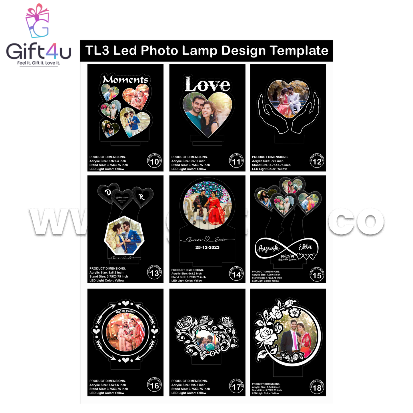 G4U TL1	GlowGram– Personalized LED Memory Light