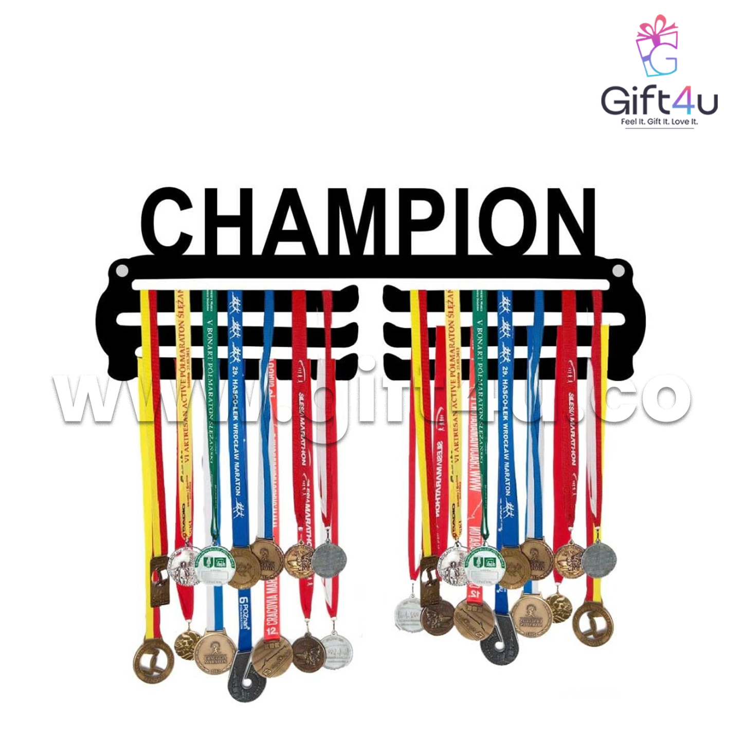 G4U MH1 Personalized Medal Holder – Sports Shoe Design
