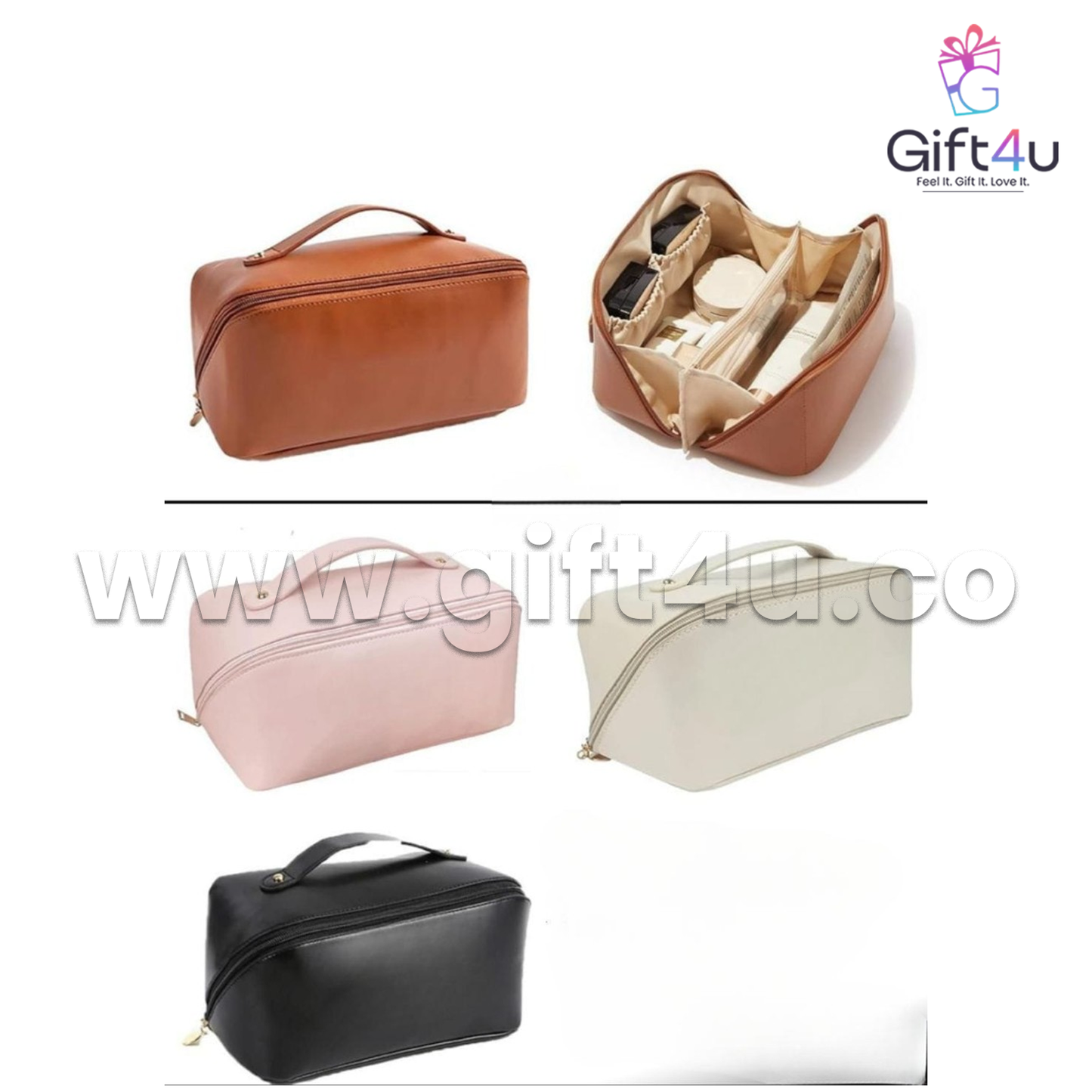 W10G4U Pretrice Luxe Cosmetic Travel Organizer