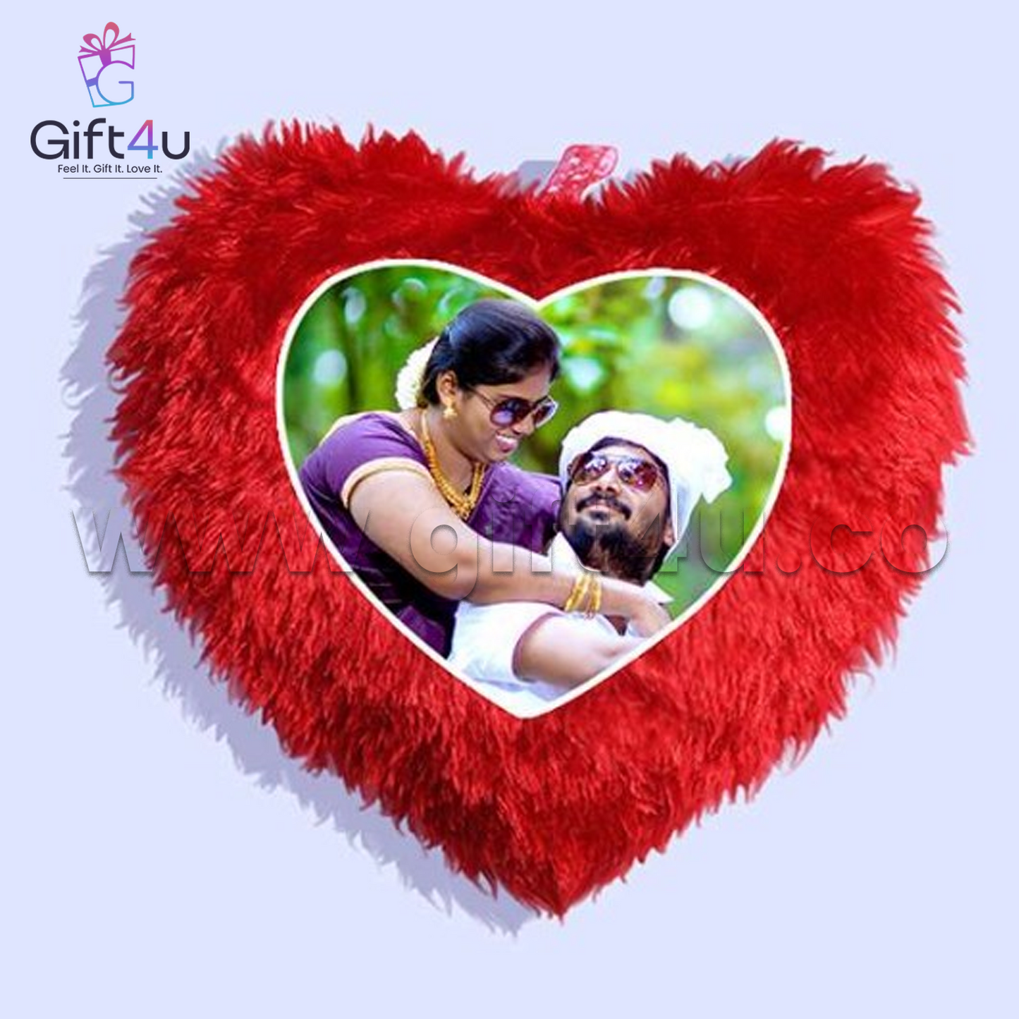 G4U PL8 Mini Heartfelt Custom Photo Pillow