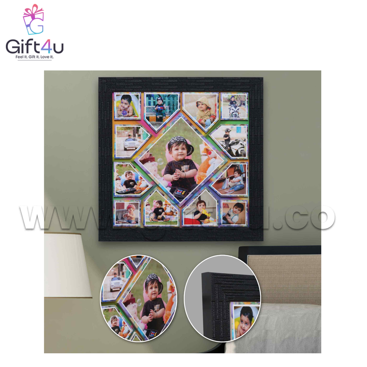 G4U FR18 Cherished Moments Collage Frame
