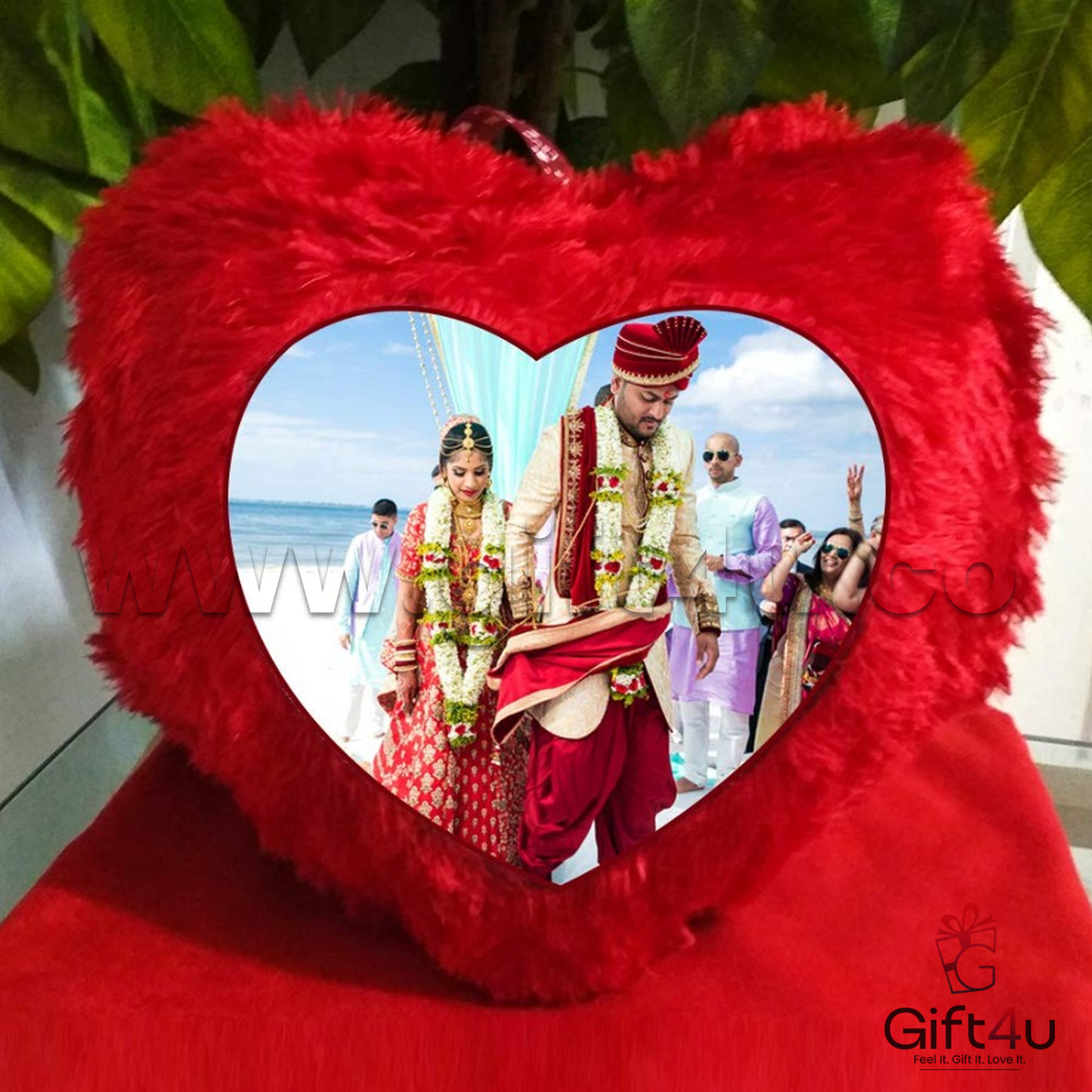 G4U PL8 Mini Heartfelt Custom Photo Pillow