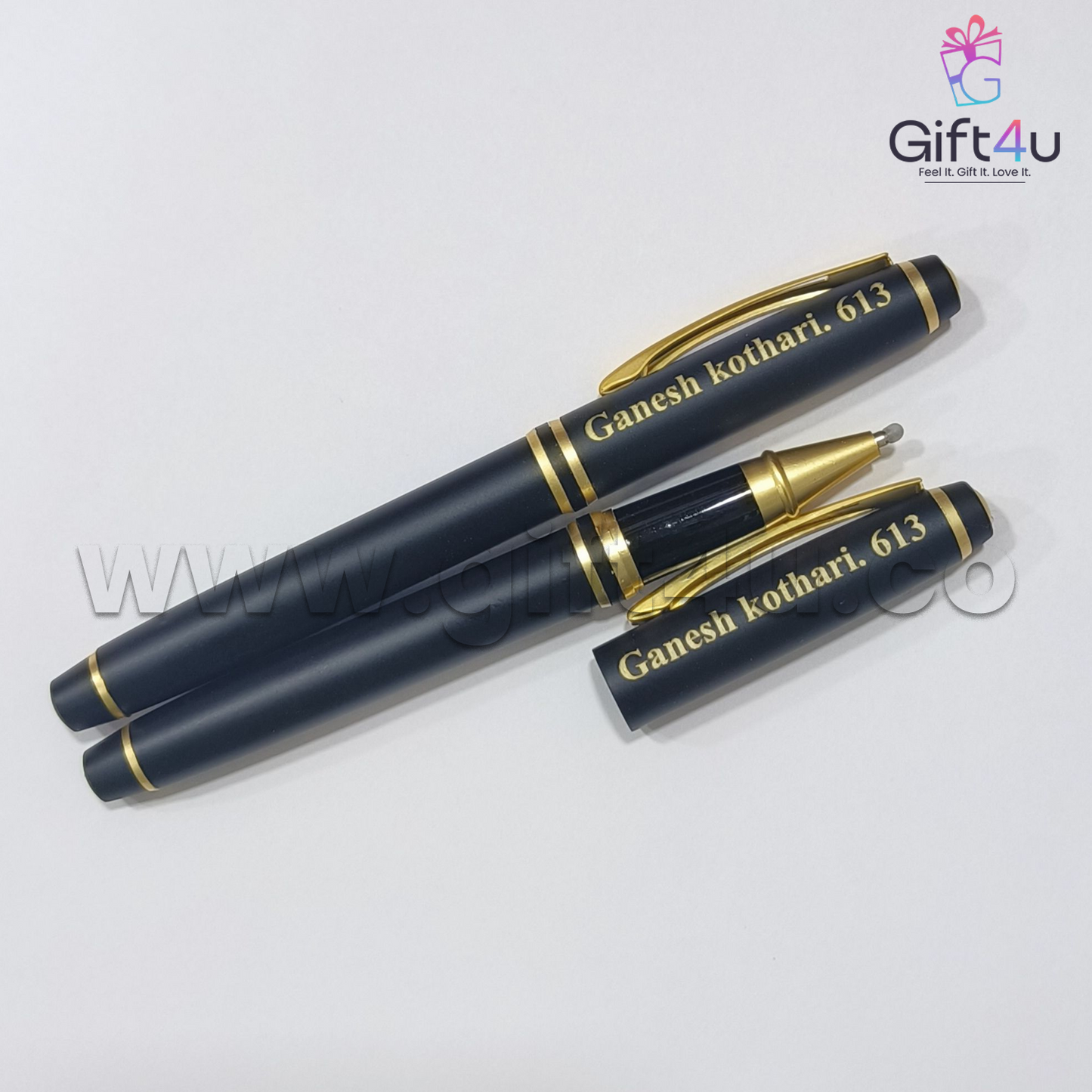 G4U P17  SatinGold Roller Pen