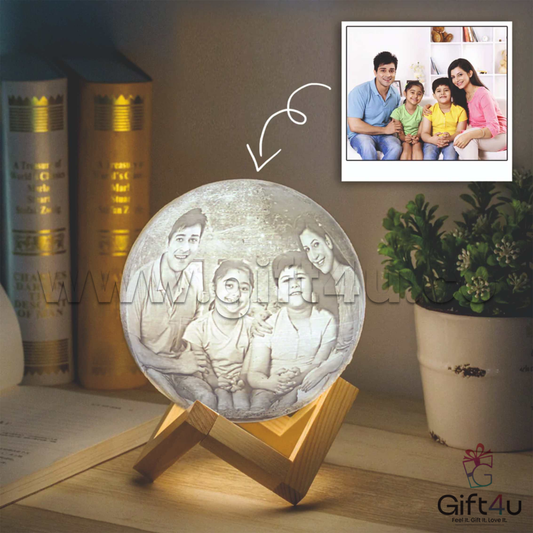 G4U PM1 LunaGlow – 3D Personalized Photo Moon Lamp