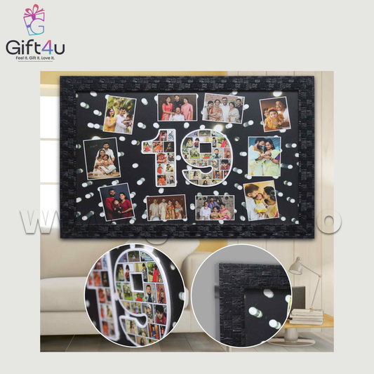 G4U FR24 Year Embossed Photo Collage Frame