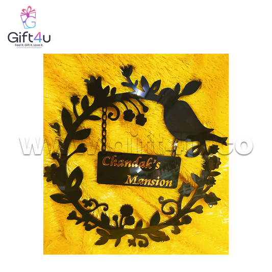 G4U NP28 WreathNest Hanging Name Plate