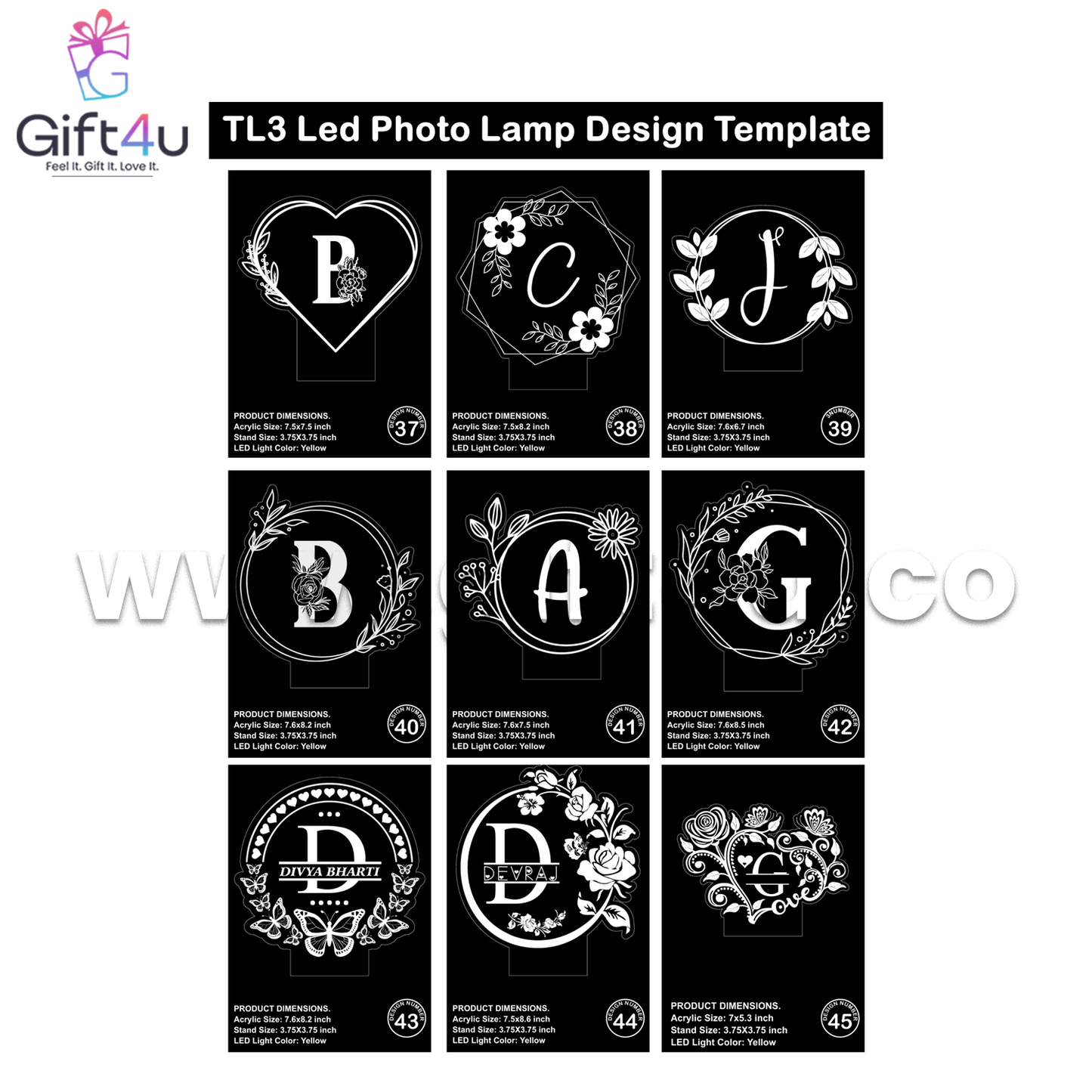 G4U TL1	GlowGram– Personalized LED Memory Light