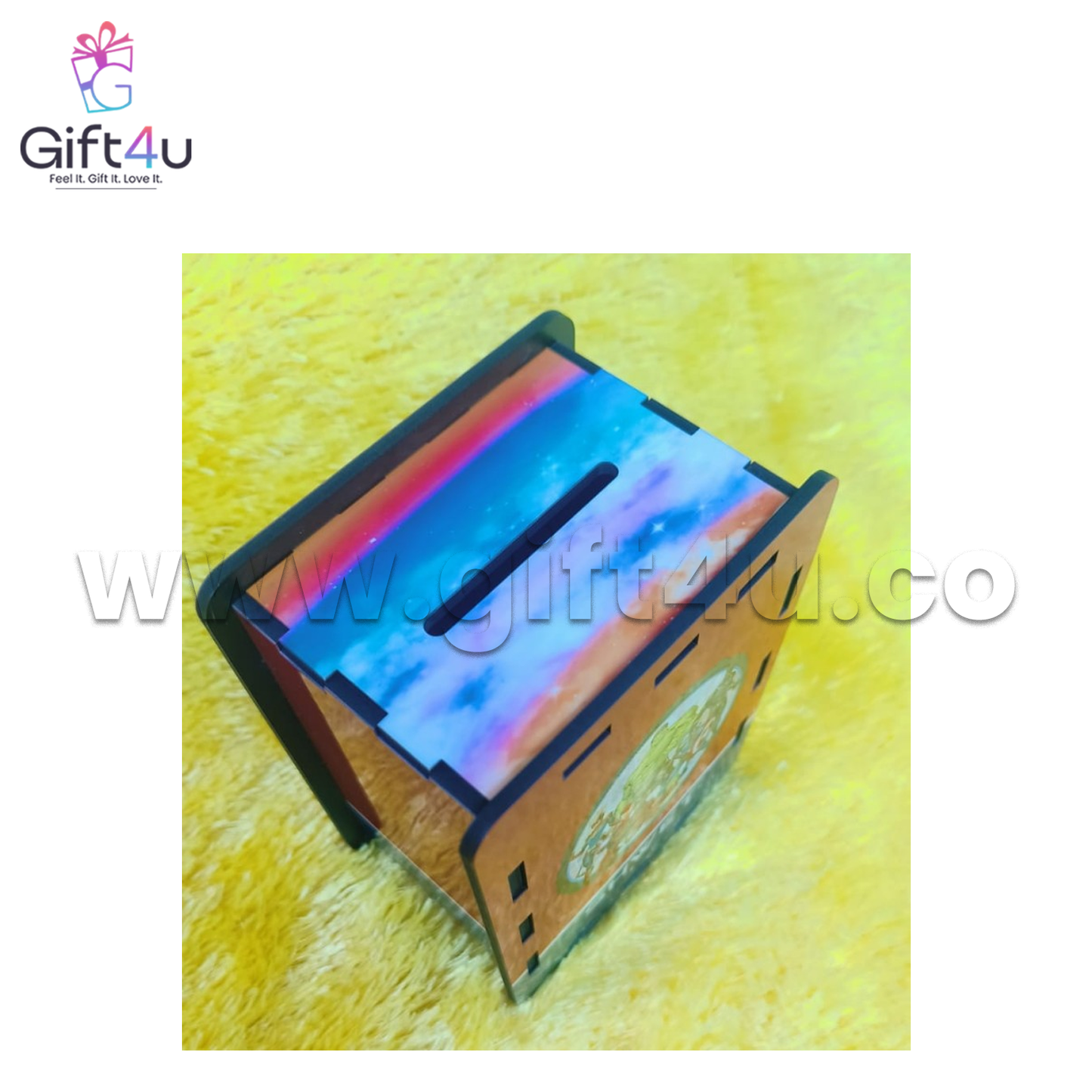 G4U PB1 Personalized Cartoon Piggy Bank