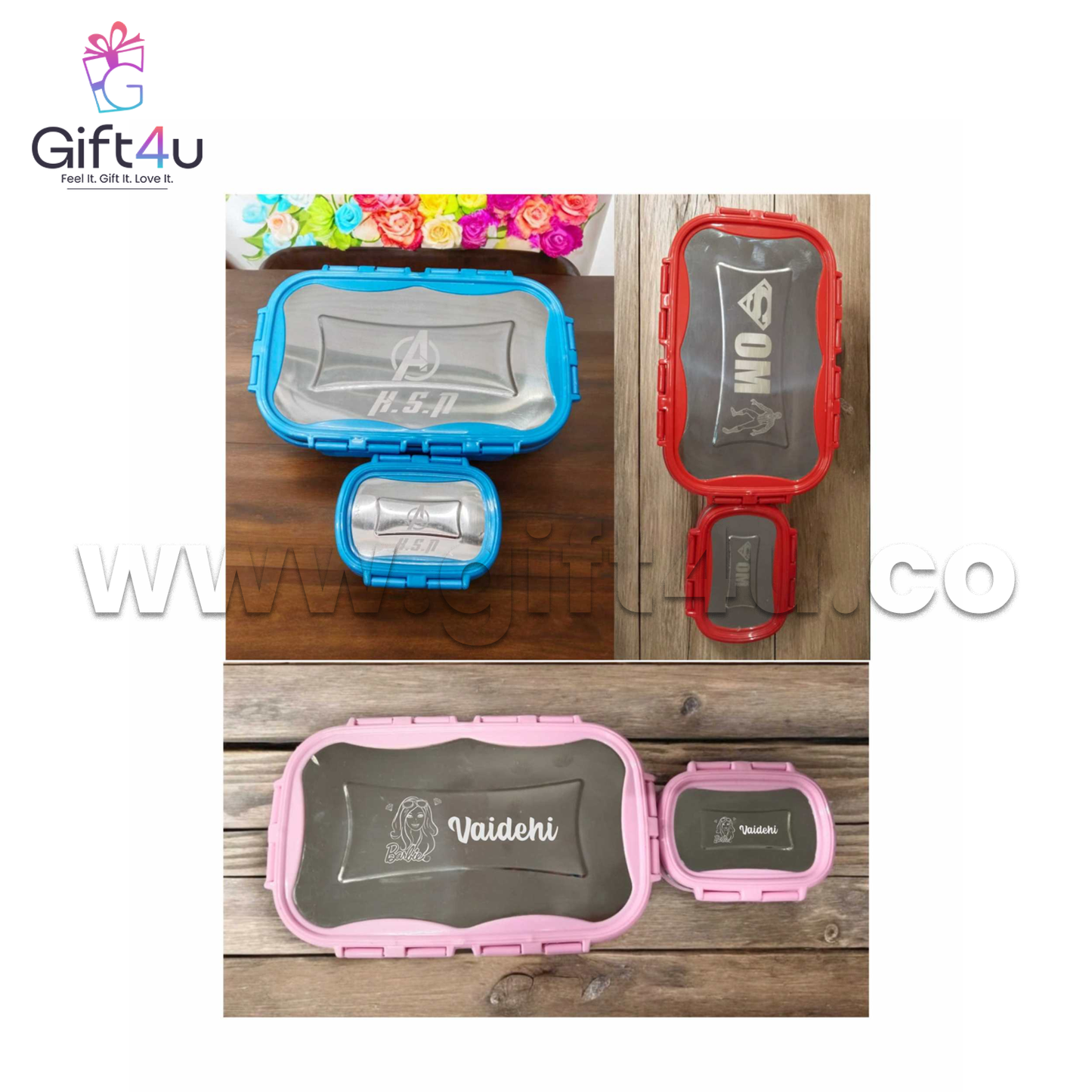 G4U TB1 ToonTffin – Custom Engraved Kids Tiffin Box