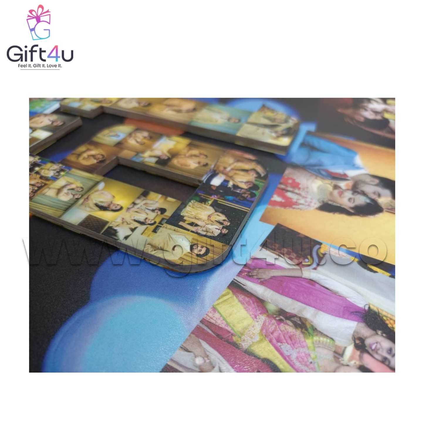 G4U FR24 Year Embossed Photo Collage Frame