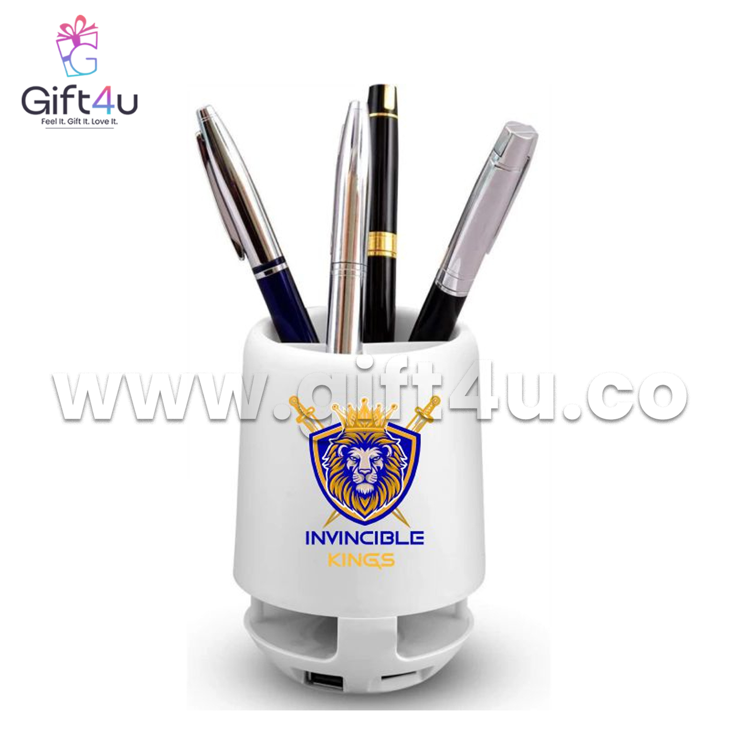 G4U BS2 SoundDesk – LED Bluetooth Speaker Pen Stand