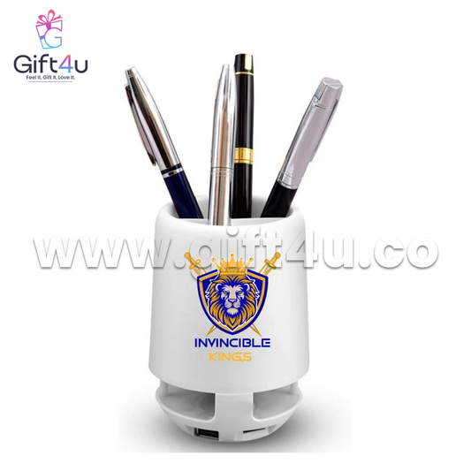 G4U BS2 SoundDesk – LED Bluetooth Speaker Pen Stand