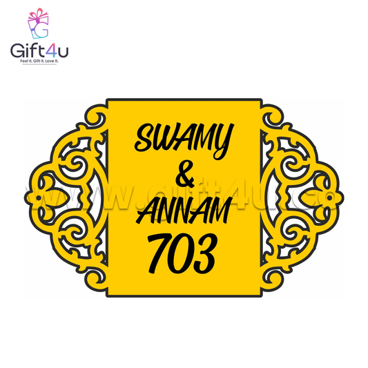 G4U NP29 OrnaGlow Acrylic Name Plate