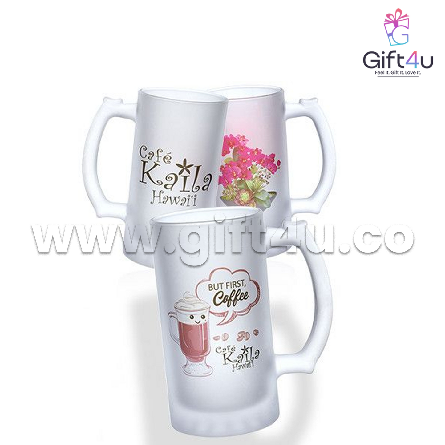G4U M12 CheersLocal Frosted Glass Beer Mug