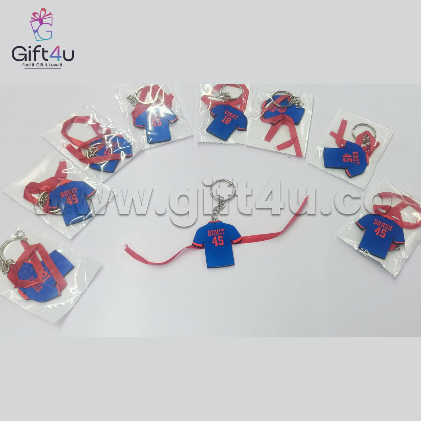 G4U RT 03 TeamBond T-Shirt Rakhi Keychain Combo