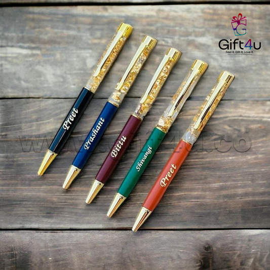 G4U P22 GoldenGlow 24K Gold Leaf Custom Pen