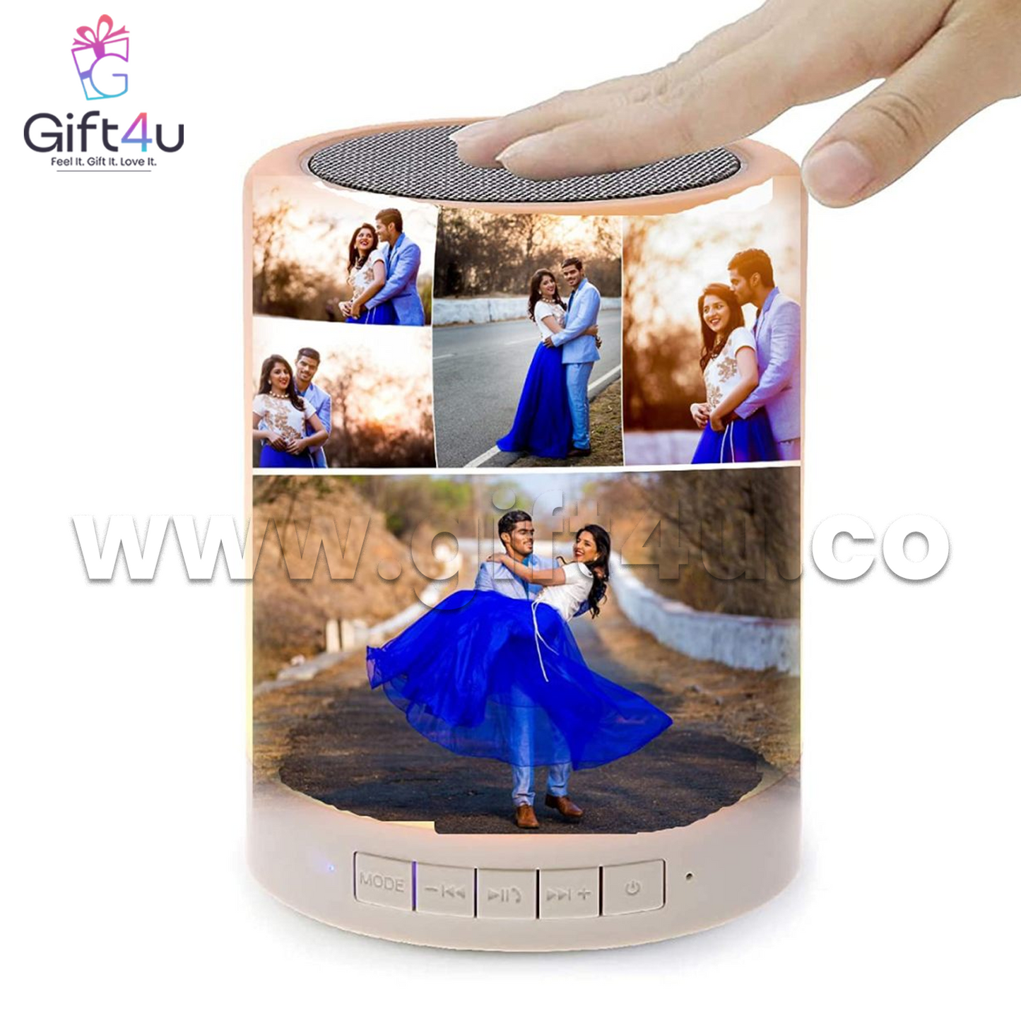 G4U BS1BT GlowSound - Customized Bluetooth Speaker with LED Lamp
