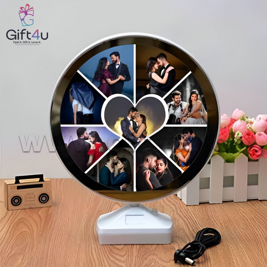 G4U PM2 MagicGlow Round LED Photo Frame Mirror