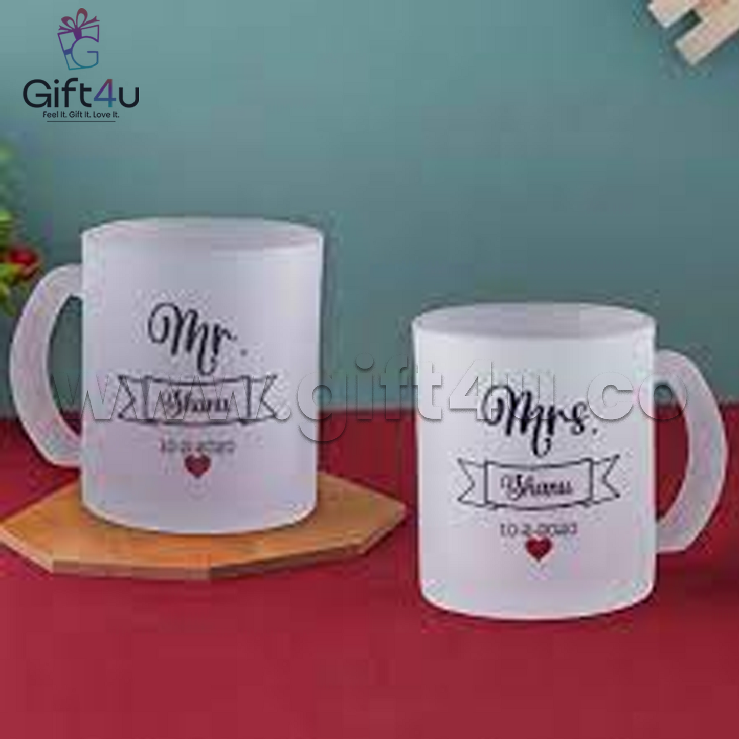 G4U M14 Personalized Frosted Glass Mug
