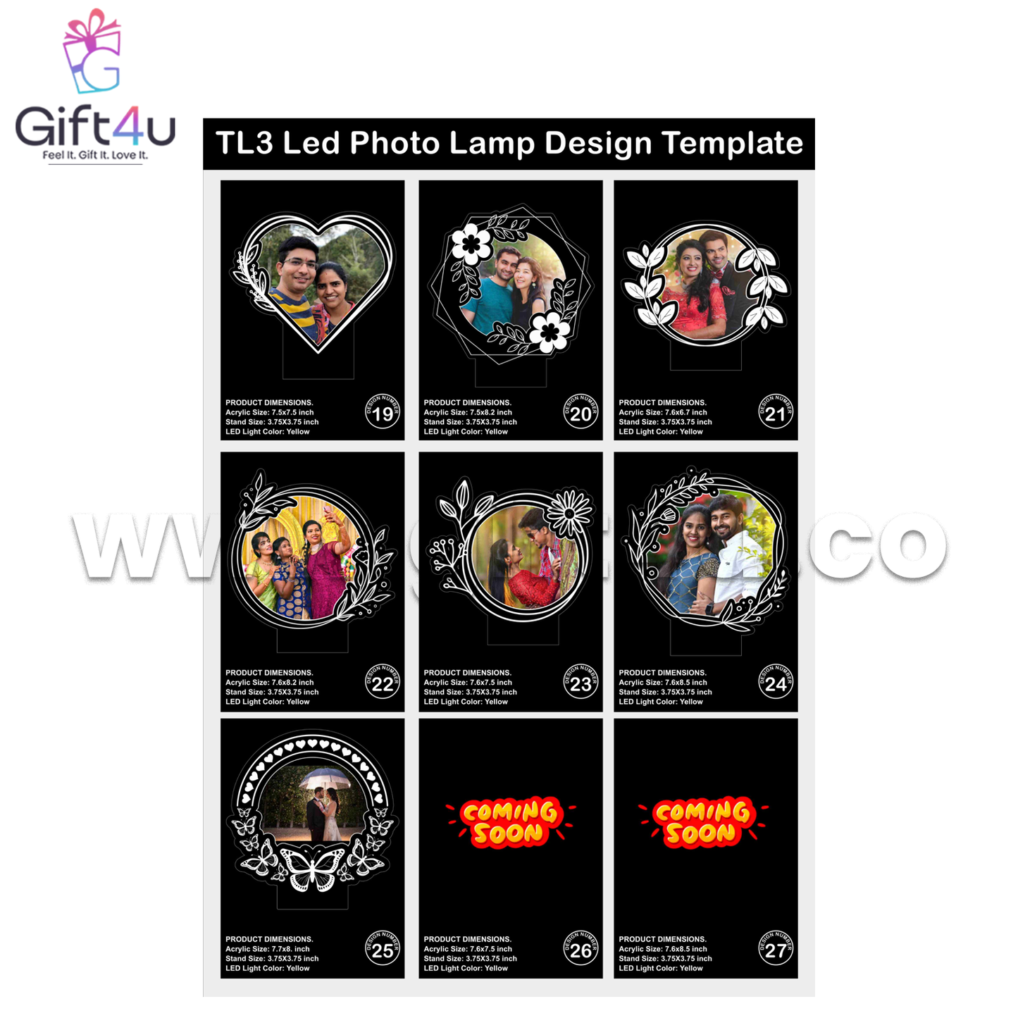 G4U TL1	GlowGram– Personalized LED Memory Light