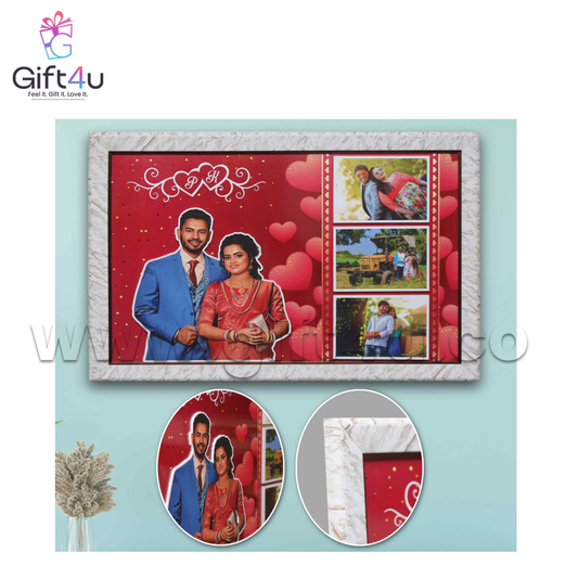 G4U FR31 HeartFusion – Personalized Couple Frame
