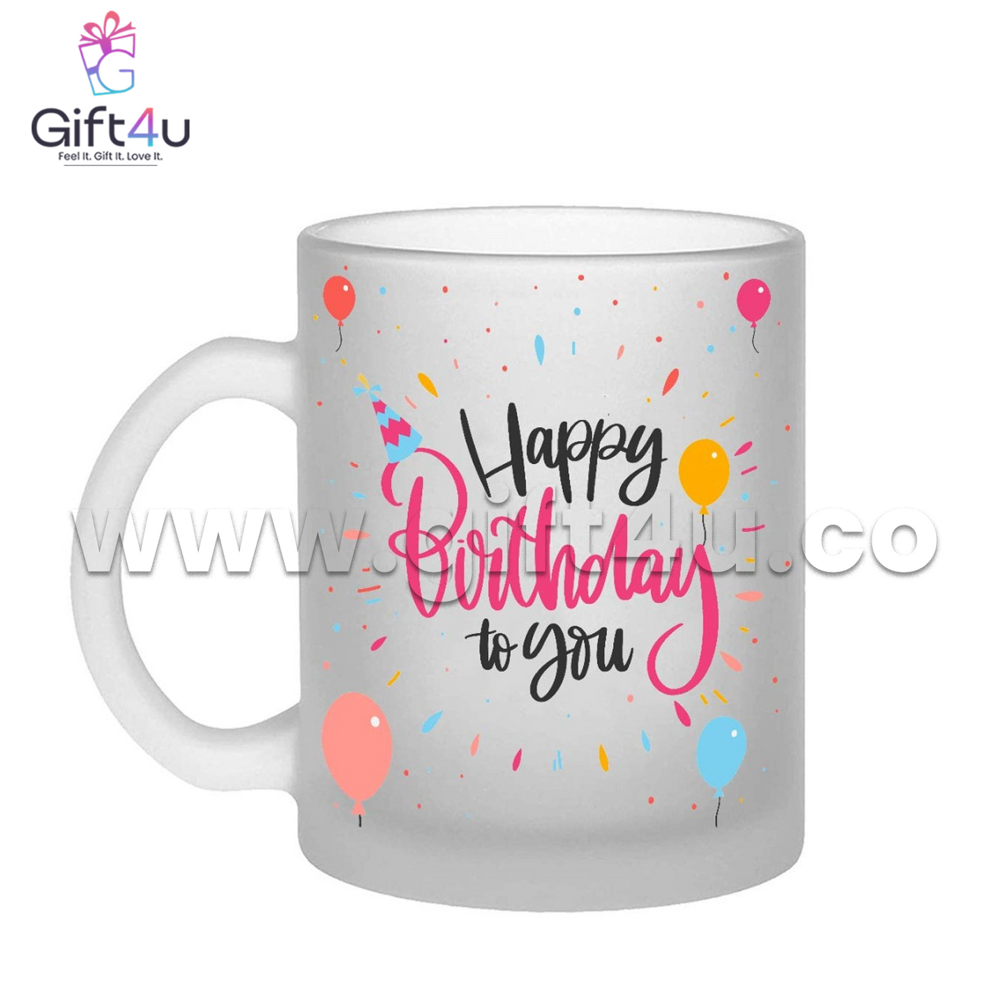 G4U M14 Personalized Frosted Glass Mug