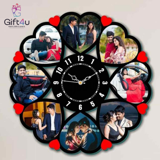 FR99 G4U Love Moments Heart-Shaped Photo Clock
