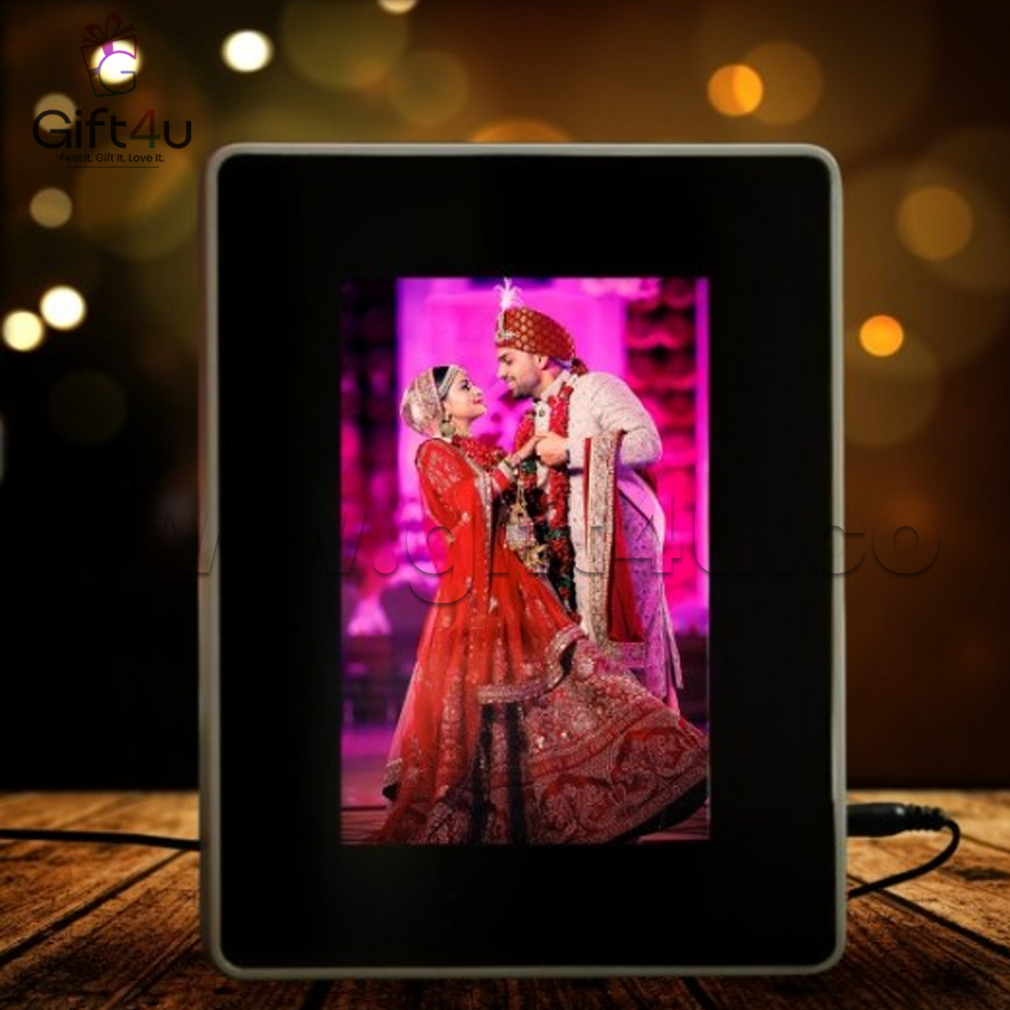 G4U PM1 LumiFrame - Magic Mirror Photo Frame with LED Lights