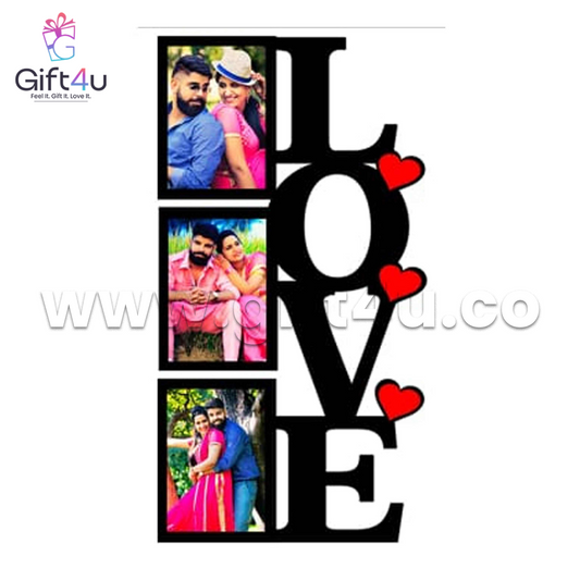 FR96 G4U Eternal LOVE Frame – 3 Photo Cutout