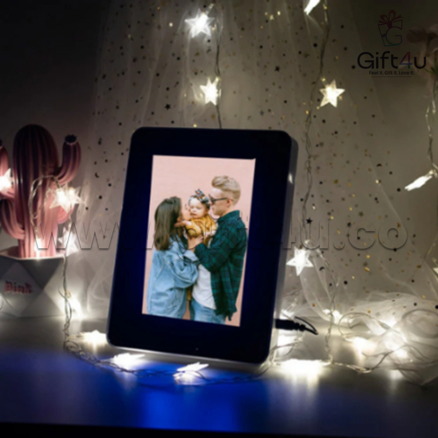 G4U PM1 LumiFrame - Magic Mirror Photo Frame with LED Lights