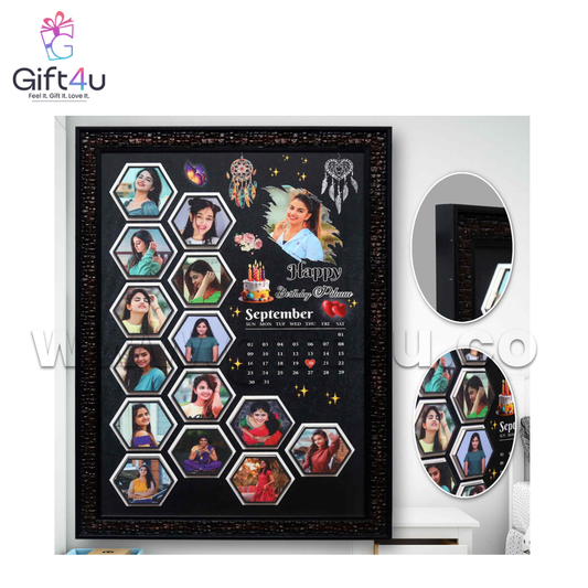 G4U FR35 Birthday Memories Collage Embossed Frame