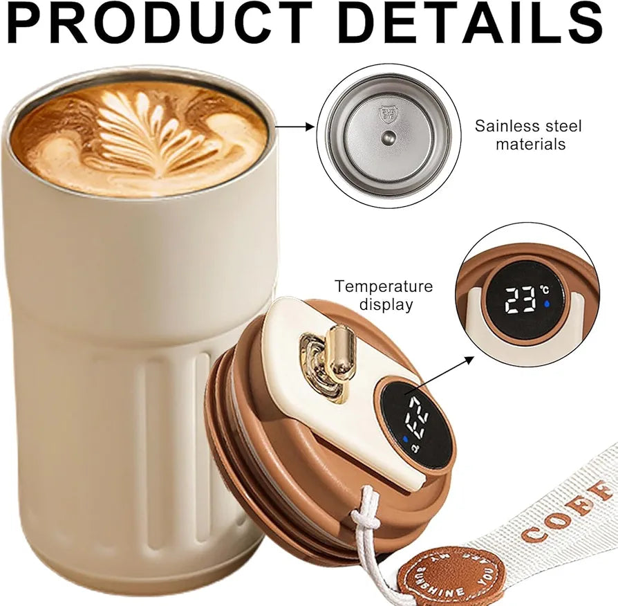 CaféTherm Luxe Smart Mug
Sip smart, stay warm, go anywhere.