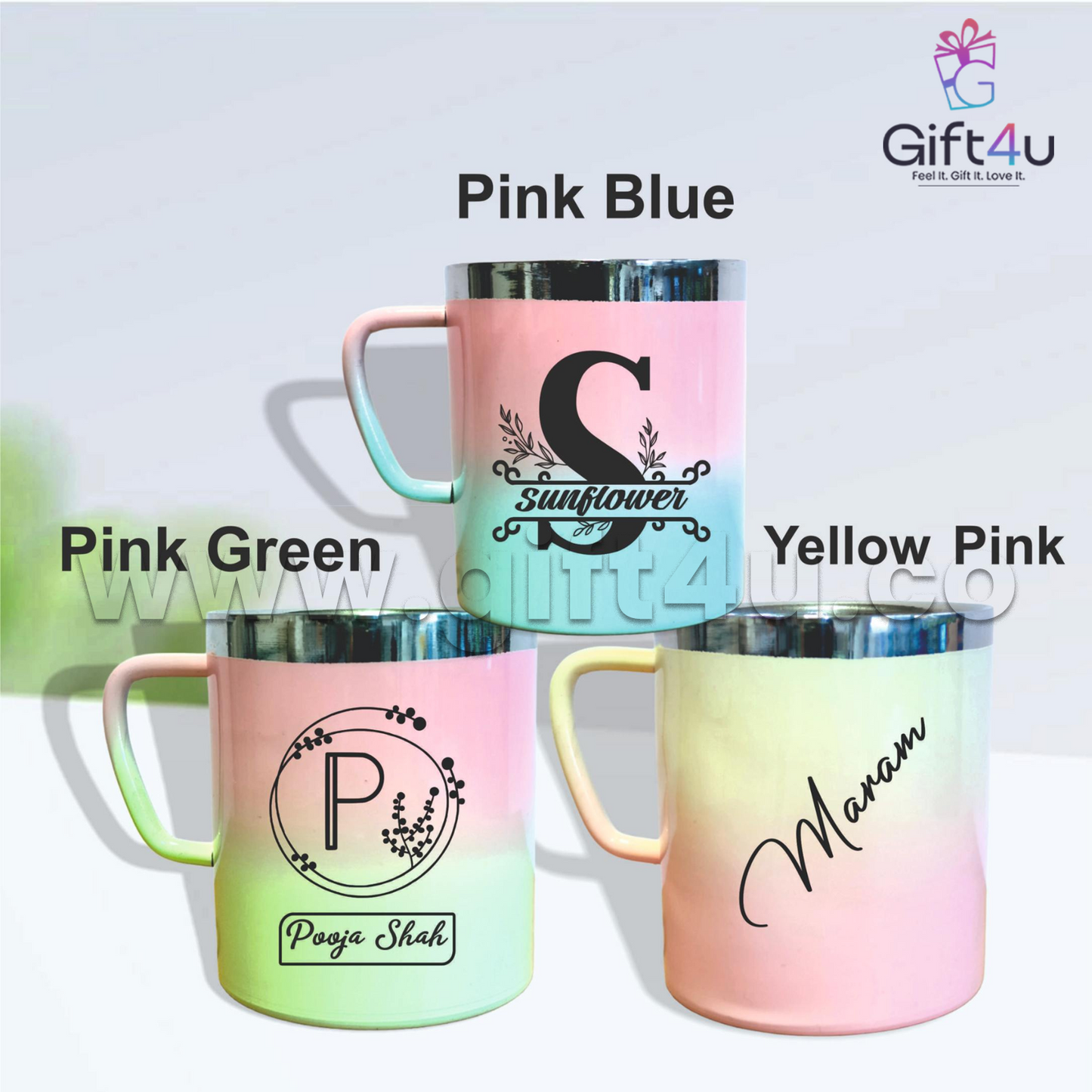 G4U M19 GleamSip 250 – Custom Dual-Tone Mug