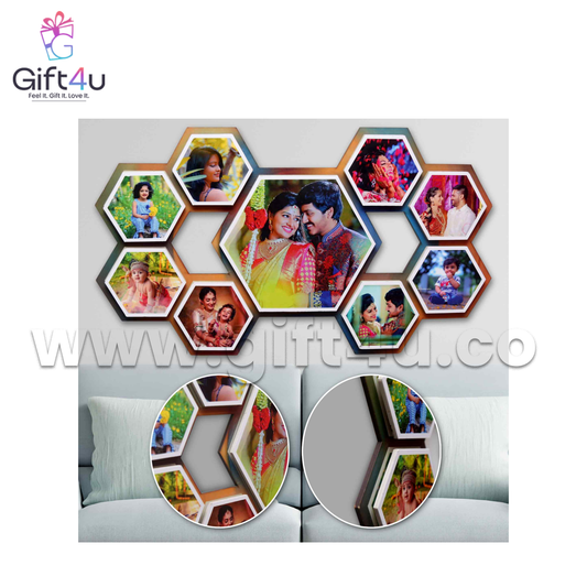 G4U FR39 Photos Unique Collage Embossed Frame