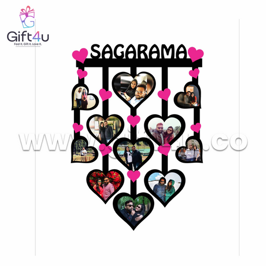 FR84 G4U HeartLine Memories – Custom Love Drop Frame