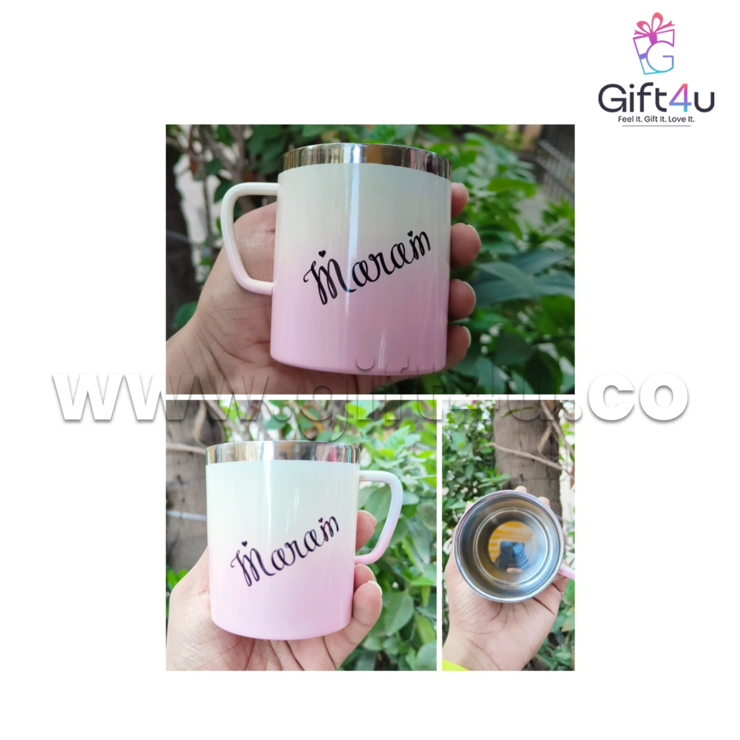 G4U M19 GleamSip 250 – Custom Dual-Tone Mug