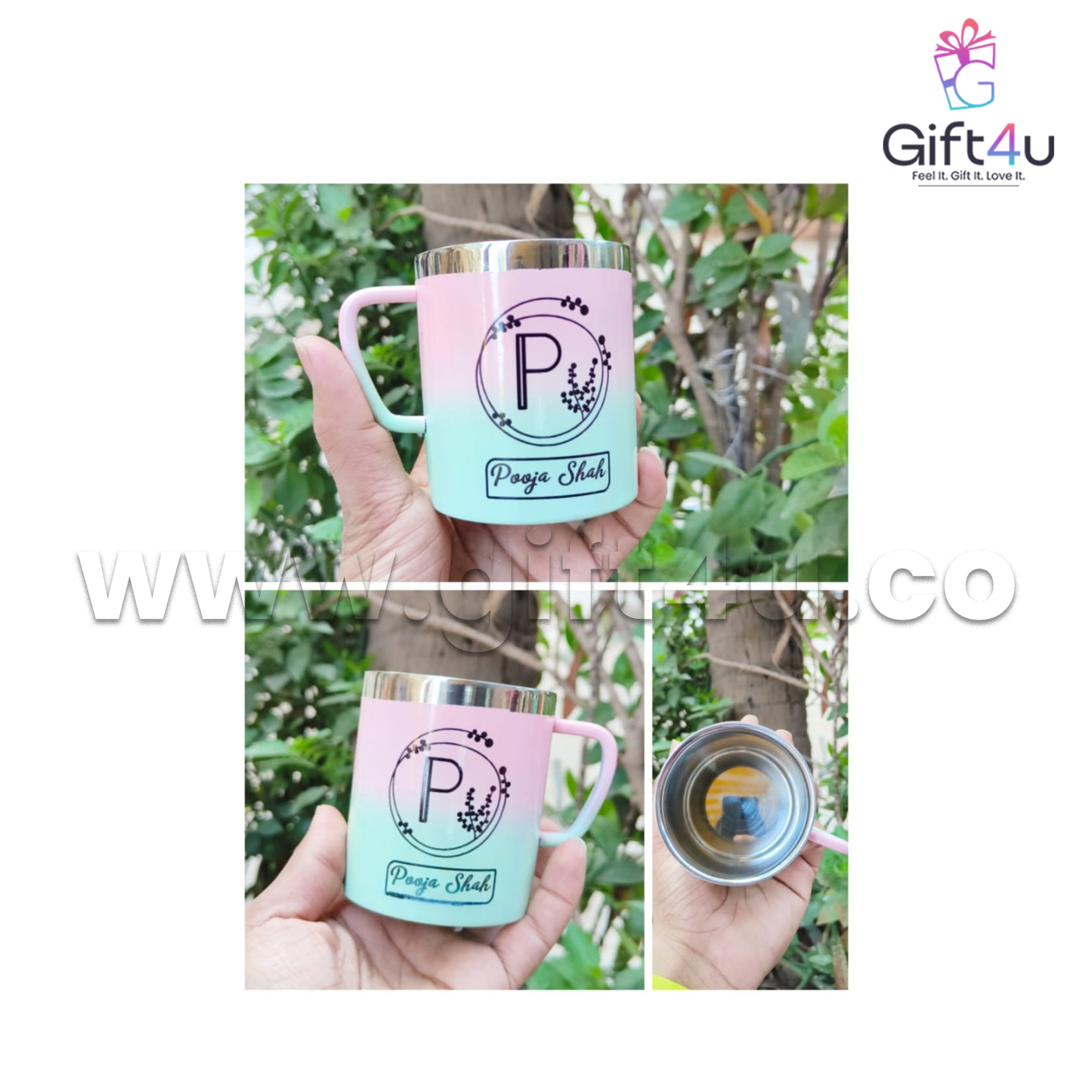 G4U M19 GleamSip 250 – Custom Dual-Tone Mug