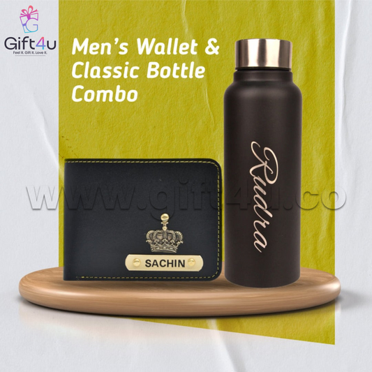GS38 G4U UrbanDuo – Personalized Wallet & Bottle Set