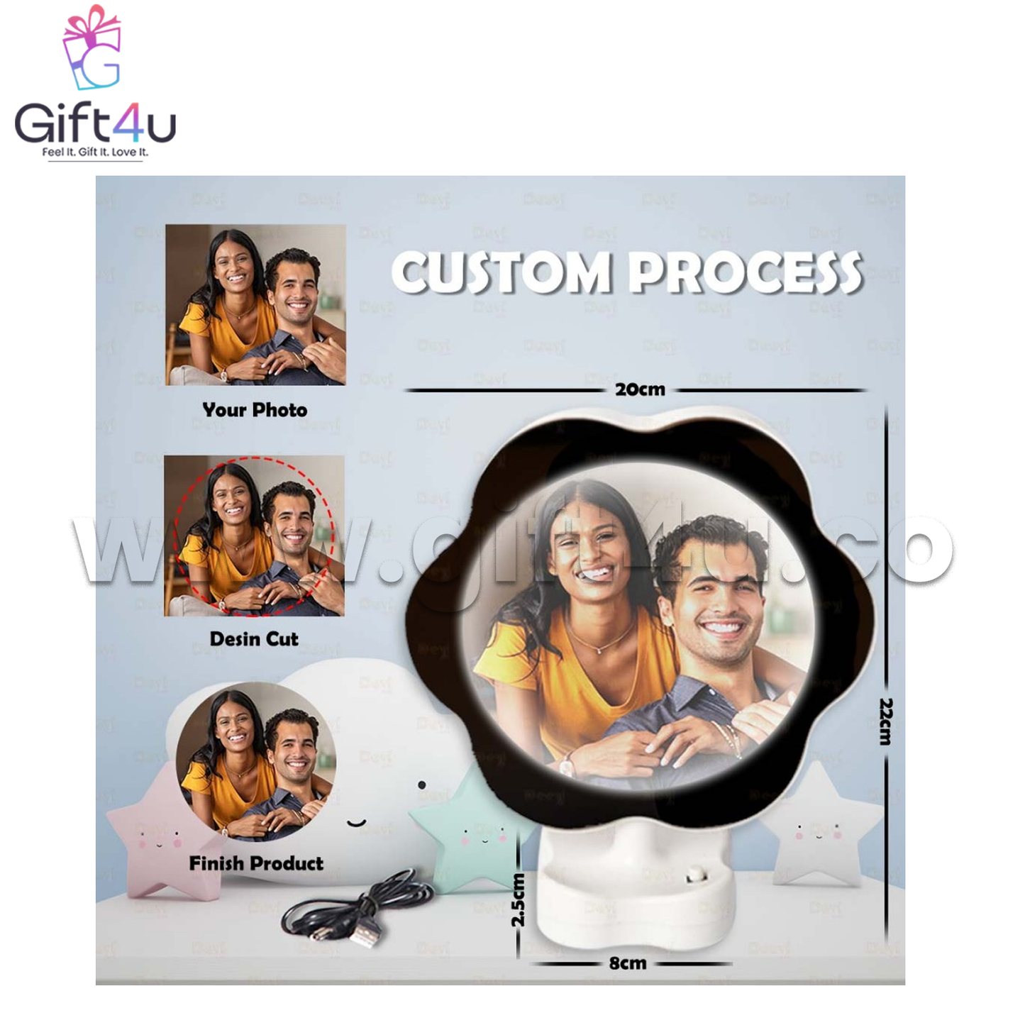 G4U PM5  GlowBloom Photo Frame
