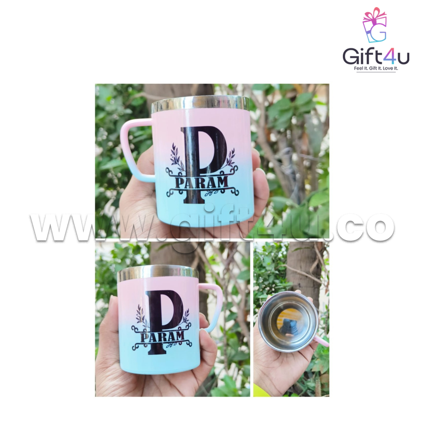 G4U M19 GleamSip 250 – Custom Dual-Tone Mug