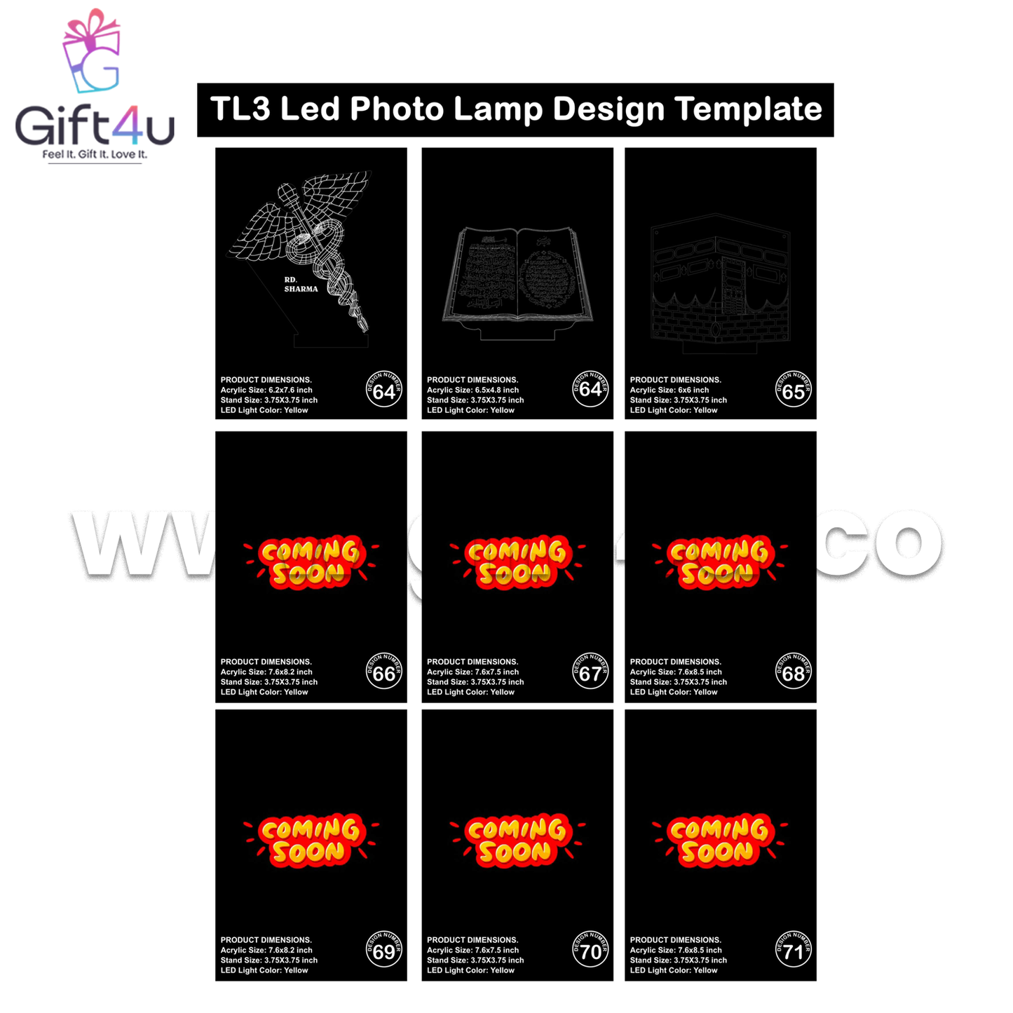 G4U TL1	GlowGram– Personalized LED Memory Light