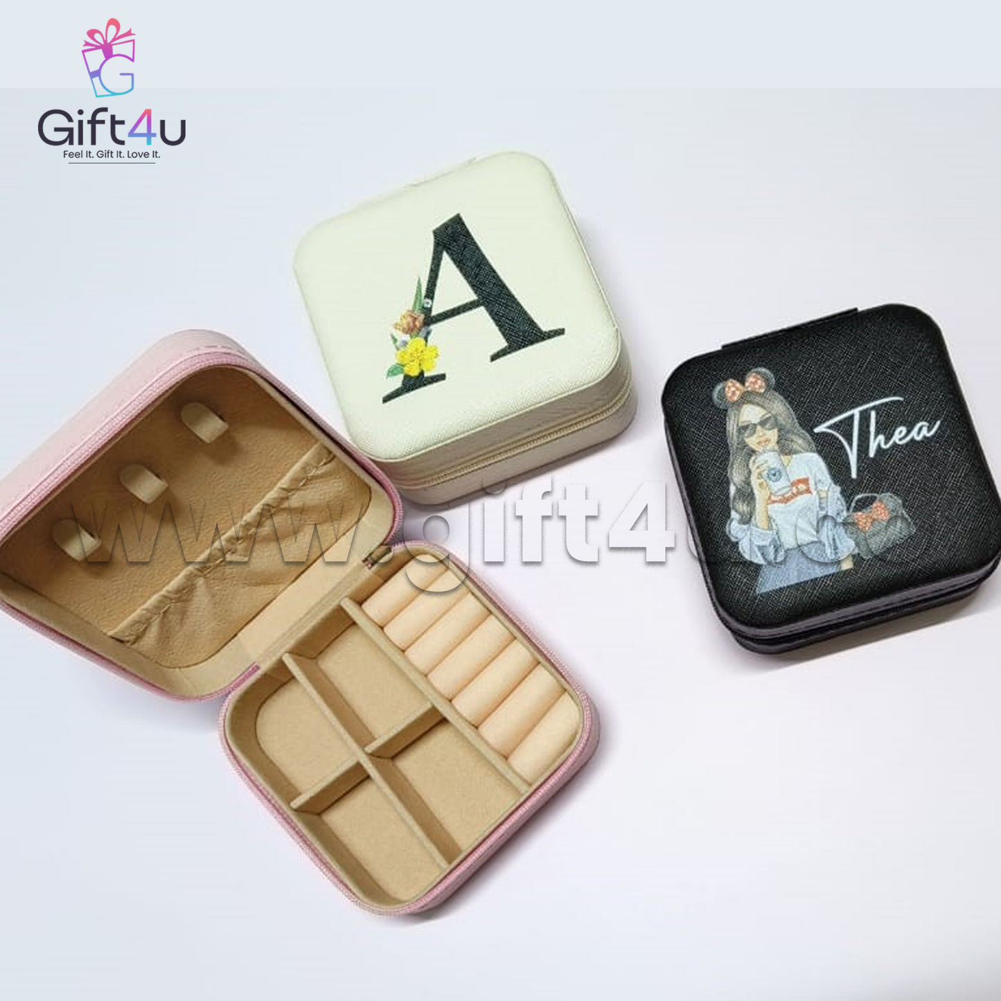 G4U JB1 Customised Jewellery Box – Personalised Elegance