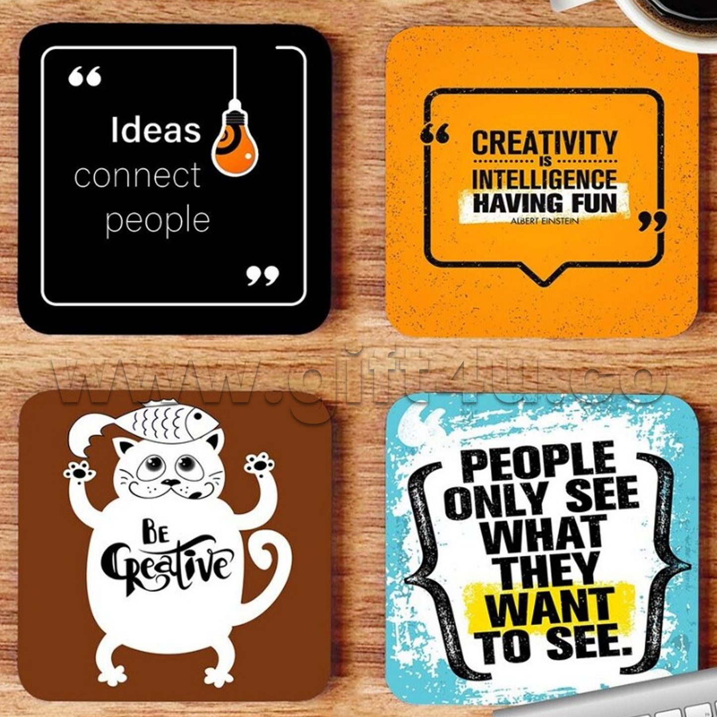 G4U TC2 MugMates – Custom MDF Coasters (4 Pack)