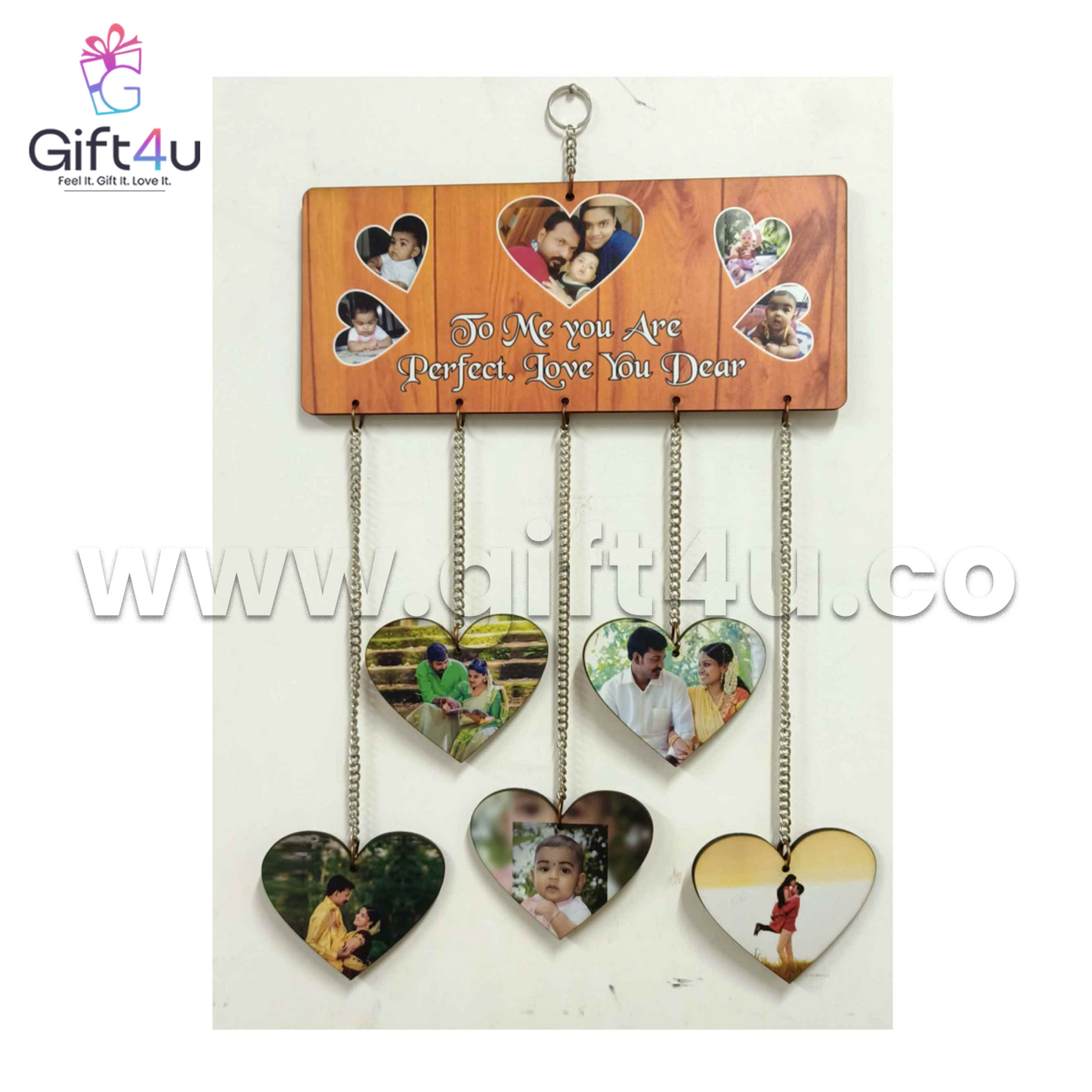 FR76 G4U HeartStrings – 10 Photo Wall Hanging Frame