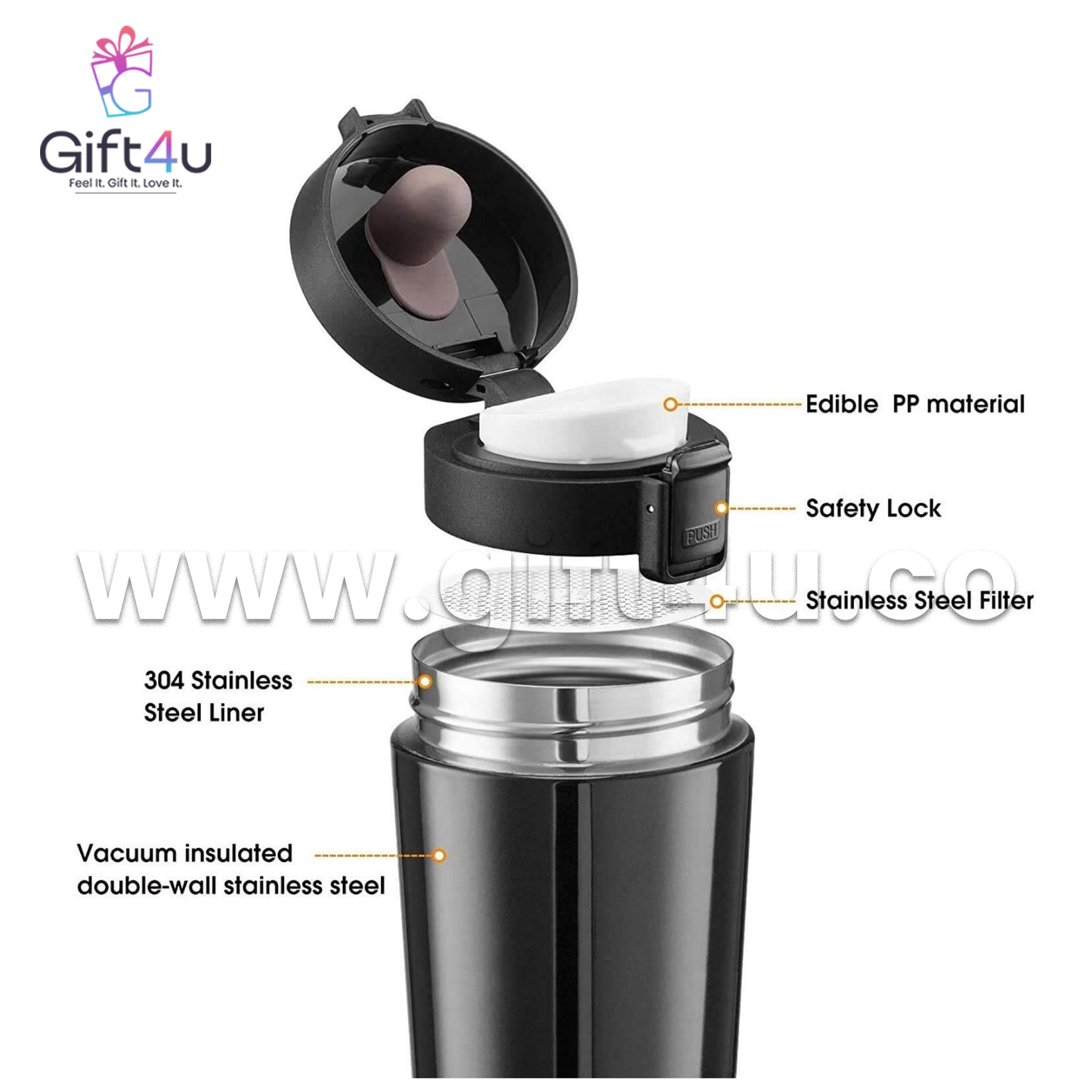 G4U M21 ThermoTag 350 – Custom Travel Mug