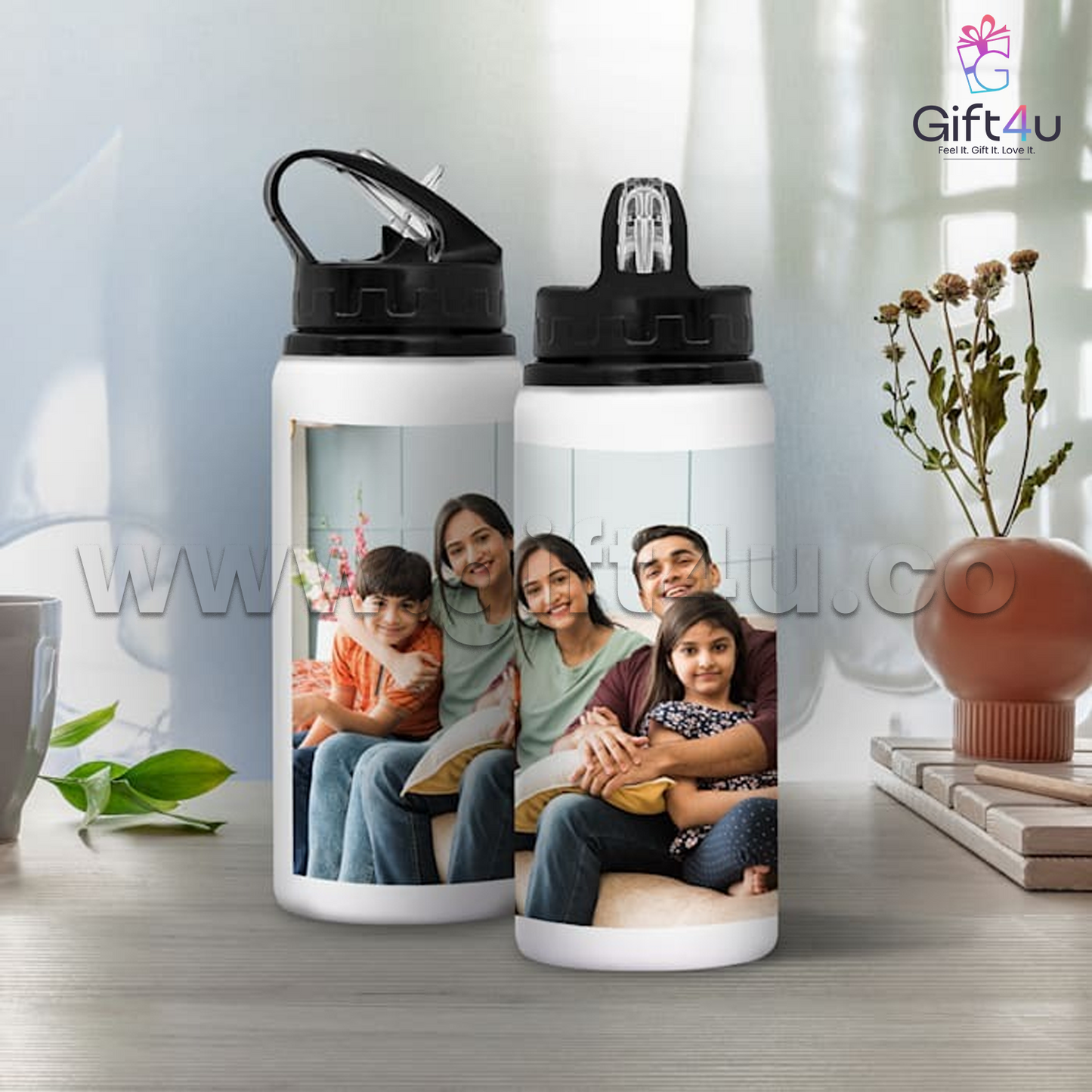 B5-G4U Memory Bottle – Personalised Photo Sipper