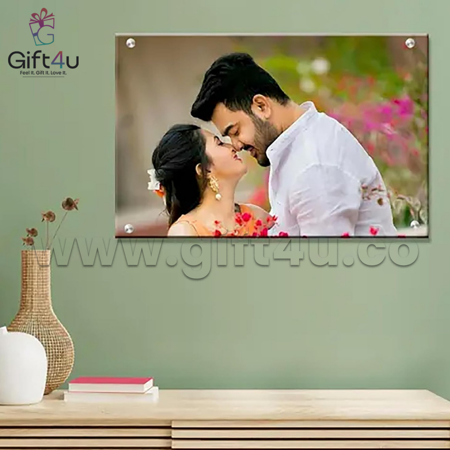 G4U FR52 Acrylic Photo Print – Elegant Personalized Wall Art