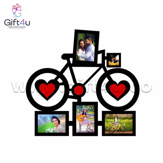 FR62 G4U Love on Wheels – Bicycle MDF Photo Frame