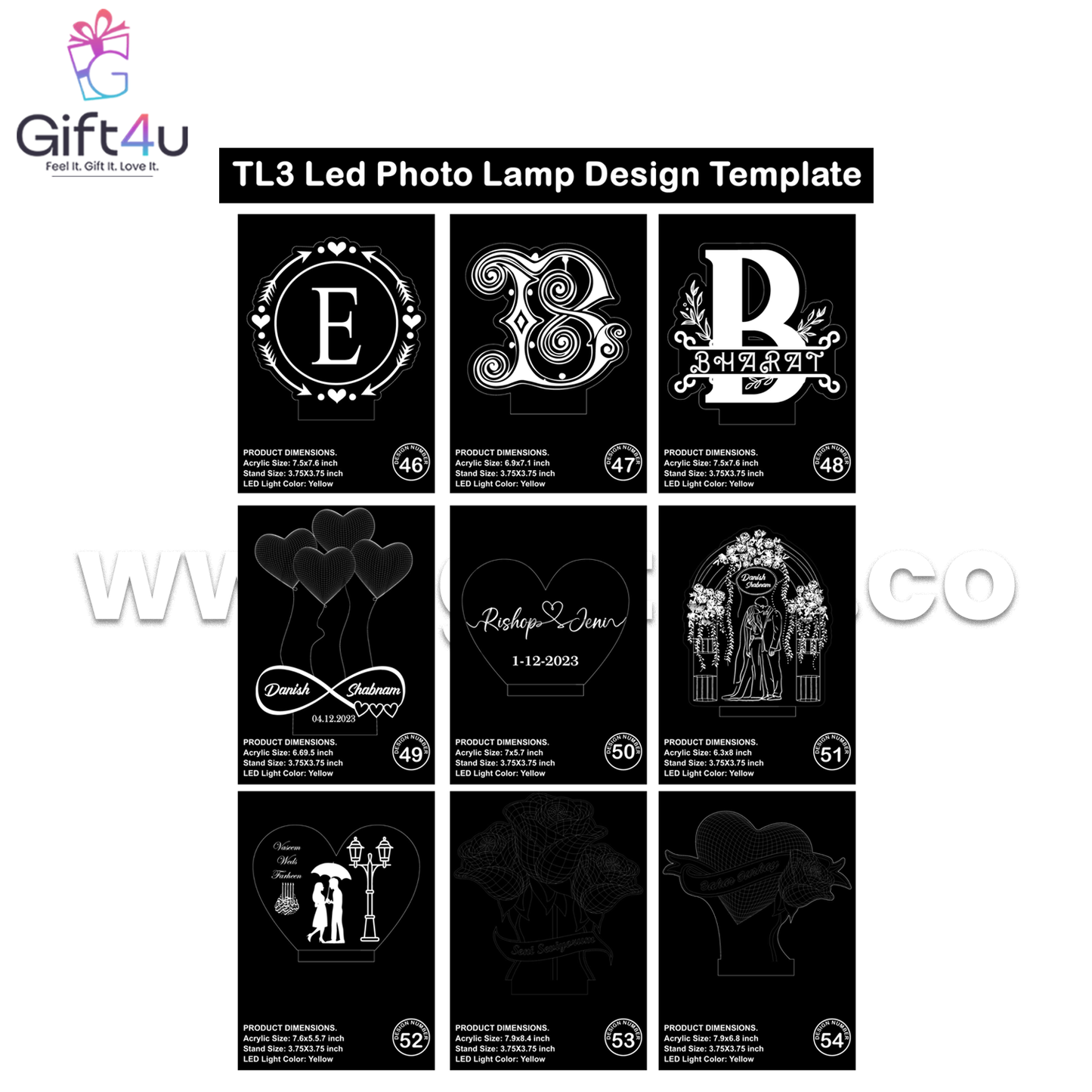 G4U TL1	GlowGram– Personalized LED Memory Light